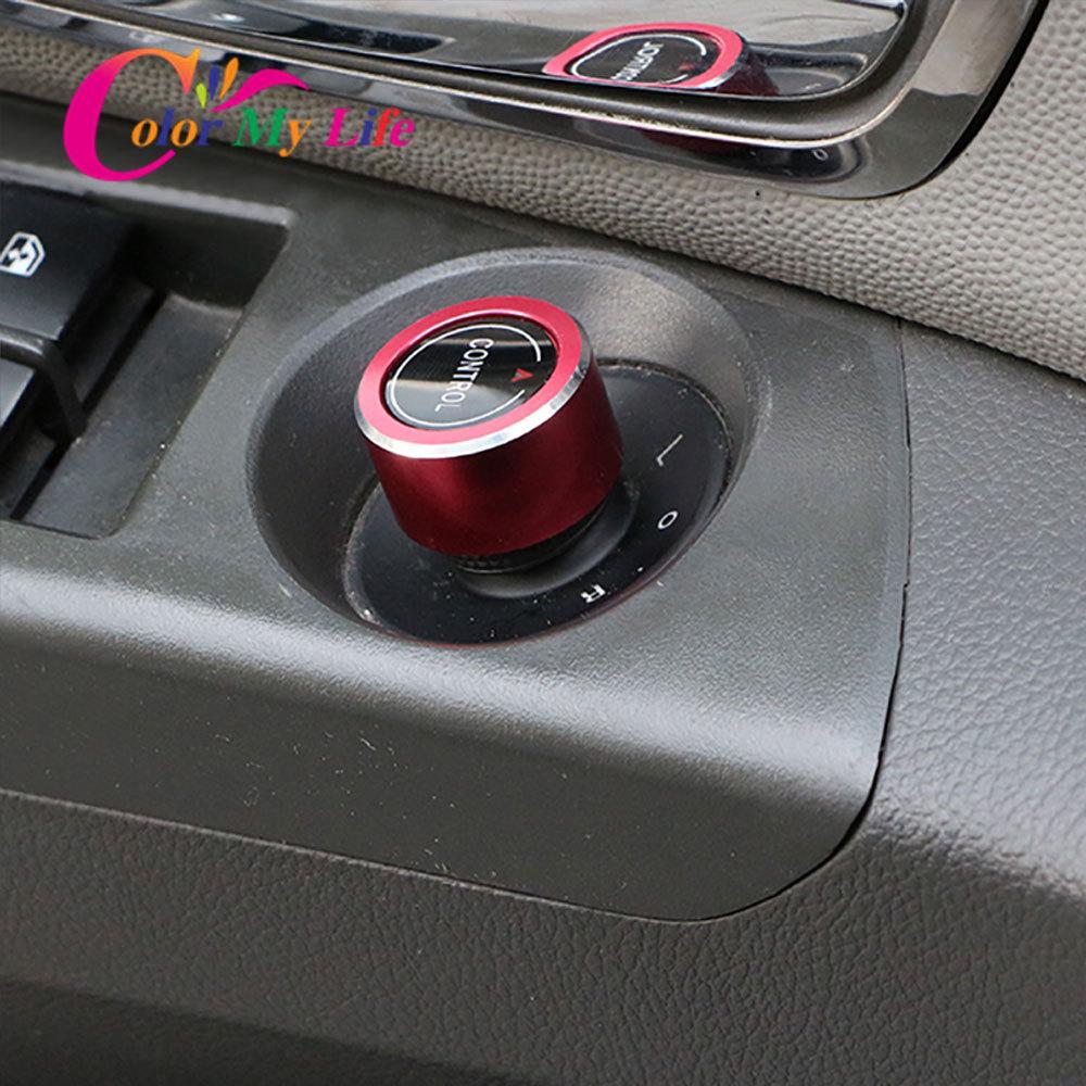 Ручка регулировки зеркала заднего вида из алюминиевого сплава, наклейка, подходит для Chevrolet Chevy Cruze Sedan Hatchback 2009-2014