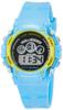 Цифровые наручные часы Tornado с уретановым ремешком светло-голубого цвета [Fieldwork], многофункциональные, KDS001-4,