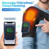 Wireless App Control Electric Heating Shoulder Massage Detachable Hot Compress Knee Massager Brace Knee Massage Belt Relax Muscl