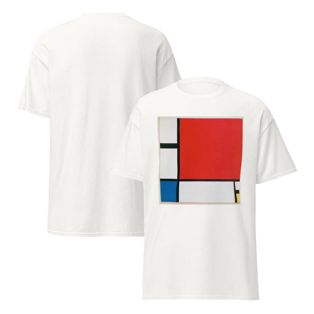 Composition with Red Blue and Yellow by Piet Mondrian Unisex T-Shirt