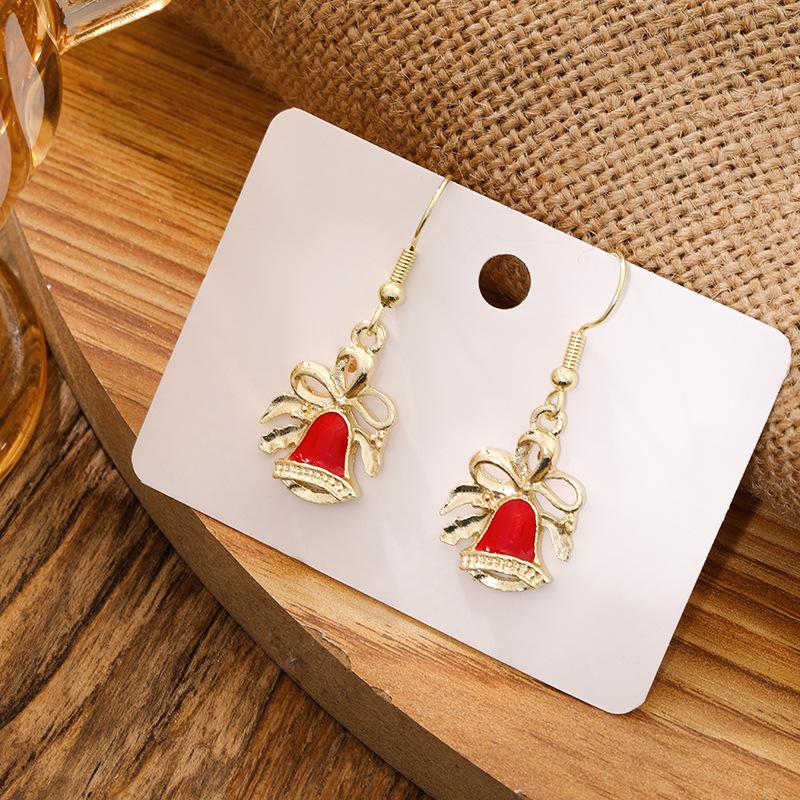 1 Pair of Ladies' Christmas Earrings, Christmas Gift for Everyday Wear, Christmas-themed Jewellery, Ladies' Accessories