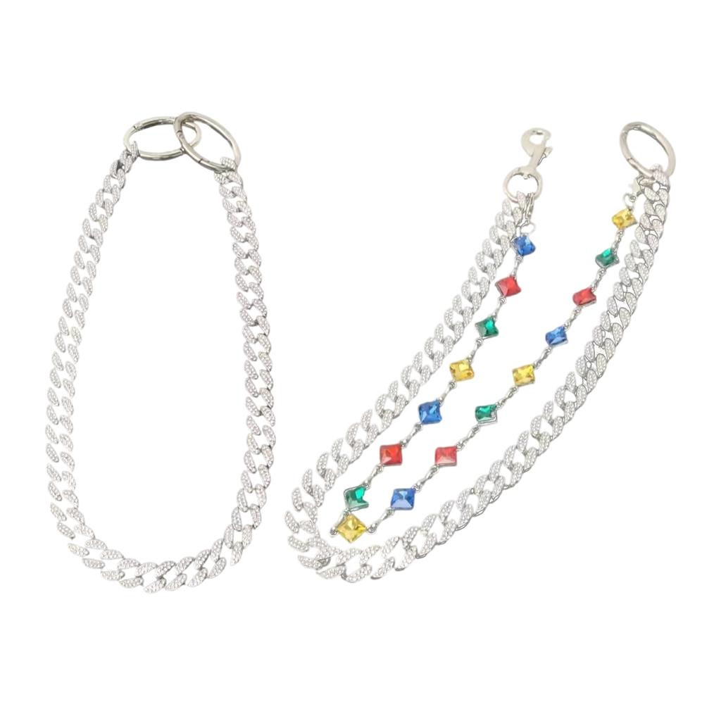 Регулируемая сплавная цепочка для брюк в стиле хип-хоп, подвесное украшение для джинсов, модный аксессуар для любителей уличной одежды