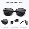 BARCUR Luxury Brand Delicate Fantasy Rimless Cat Eye Polarized Sunglasses Casual Party Vacation Travel UVA*B Women Sunglasses