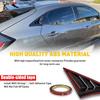 Для Honda Civic 10-го поколения 2016- Хэтчбек Пластик ABS Накладка на заднее боковое стекло (жалюзи) Накладка на боковой воздухозаборник Автомобильные клейкие аксессуары