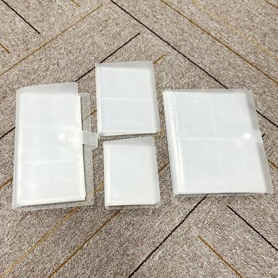 Прозрачный матовый альбом для карт с 1-4 ячейками - Маленький фотоальбом для хранения карт 3 дюйма