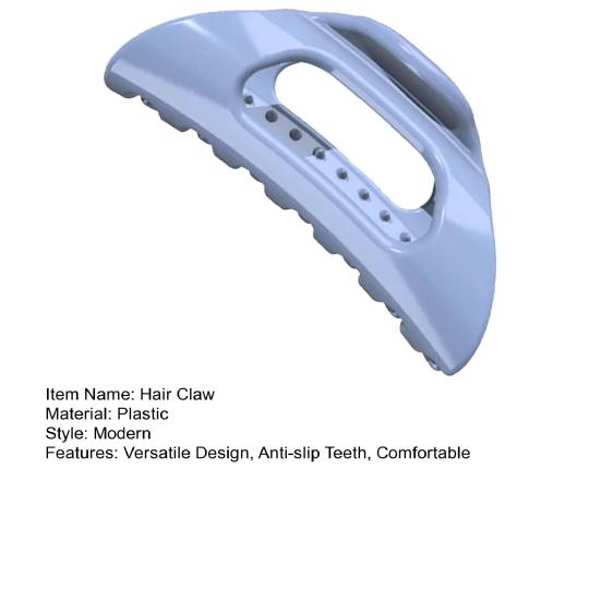 Женская заколка для волос с нескользящими зубцами, не ломающаяся, среднего размера, декоративный инструмент для укладки волос, аксессуар для густых волос