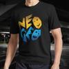 Активная футболка в ретро-стиле с логотипом Neo Geo Смешной размер Мода Американская футболка