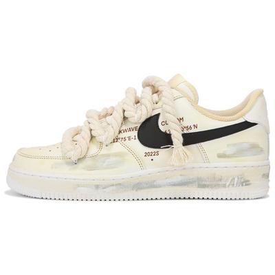 Кроссовки Nike Air Force 1 Low Skateboard Мужские Бежево-Желтые CW2288-111(Команда24-)