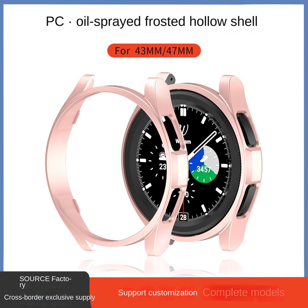 Новый чехол для Samsung Galaxy Watch 6 Classic, 40 мм, 44 мм, 43 мм, 47 мм, защитный задний бампер, аксессуары для Samsung Galaxy Watch
