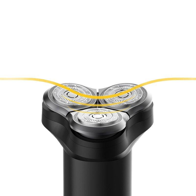 Электробритва для мужчин Xiaomi S300 — портативная, перезаряжаемая, многофункциональная, моющаяся, с тремя головками.