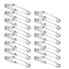 15PCS Stainless Steel Longline Snap Clips 3 Sizes Longline Branch Hangers  Saltwater Fishing
