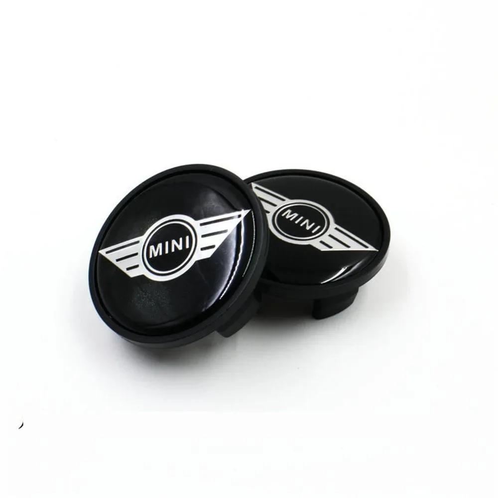 AAZD1 4pcs 54mm Car emblem Wheel Center Hub Cap wheel Badge covers for MINI works S One Countryman R54 R55 R56 R57 R58 R60 R61