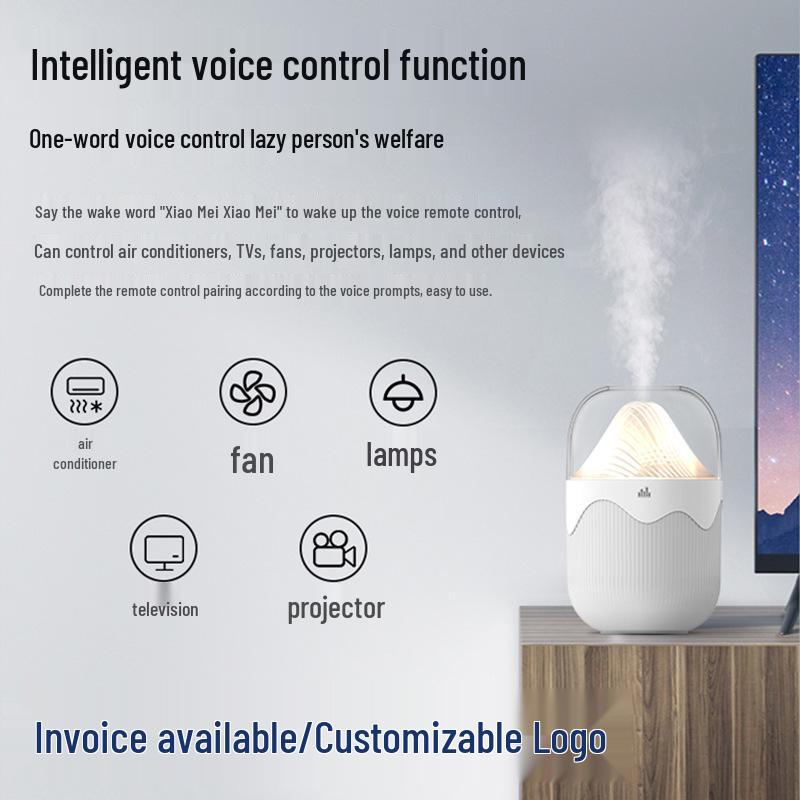 Compact Silent Humidifier: Portable Mini Air Purifier for Bedroom with Large Fog and Easy Water Refill