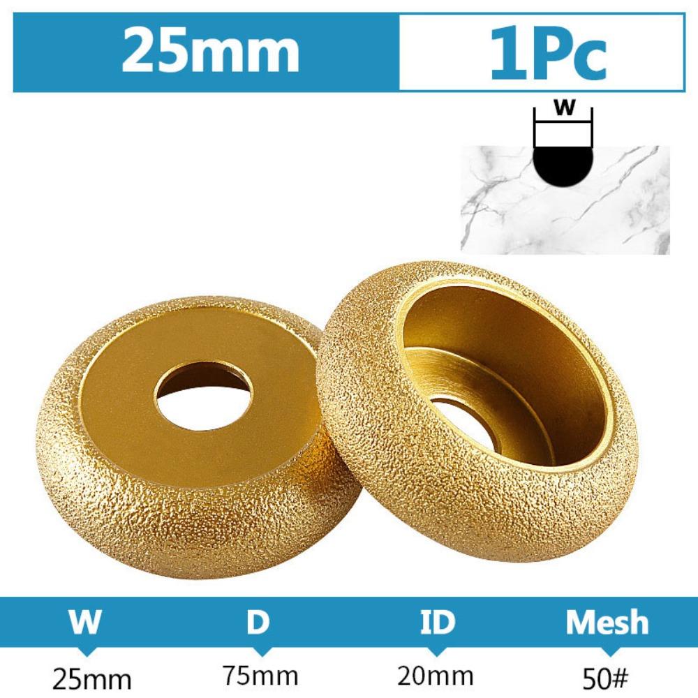 Chamfering Tool Grinding Wheel 75mm Tile Trimming Wheel High Quality Stone Edging Wheel