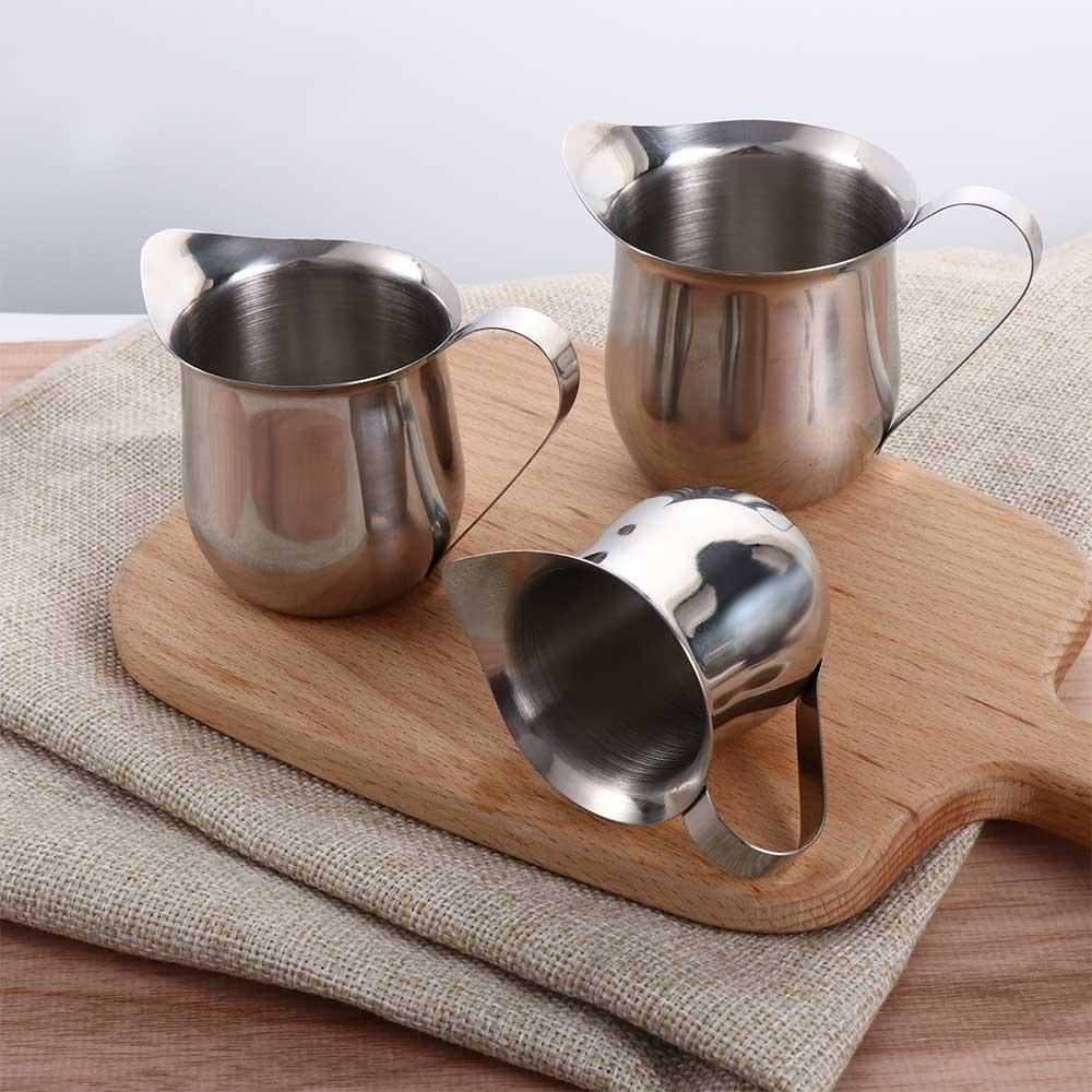 Barista Home Stainless Steel Kitchen Mugs Milk Frothing Pitcher Steaming Pitcher Coffee Cup