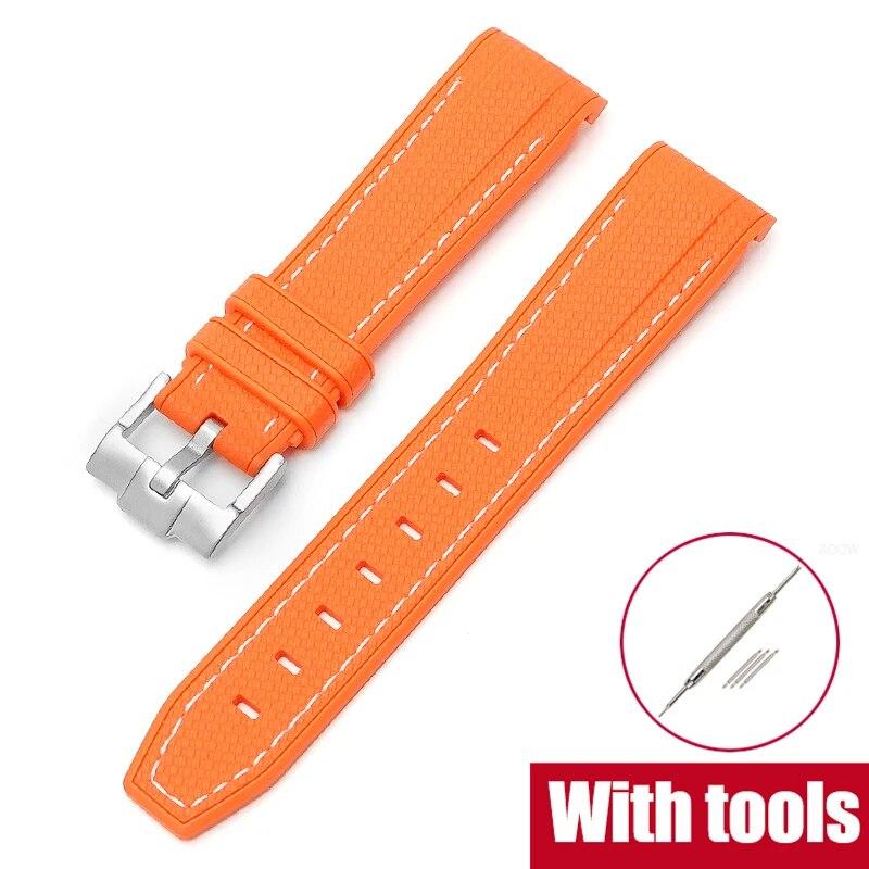 Silicone Strap for Swatch X Omega Moonswatch Stainless Steel Buckle 20mm 22mm Men Women Soft Waterproof Replace Watch Band