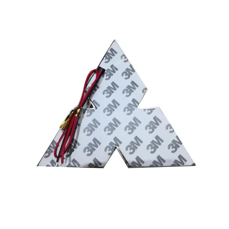 Передний 3D светодиодный значок-эмблема для Mitsubishi Outlander Eclipse Lancer 9 10 ASX L200 Colt Pajero Аксессуары для внешнего вида автомобиля