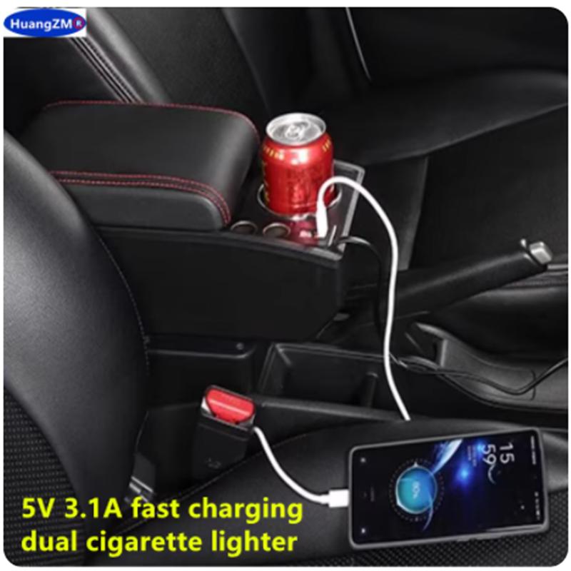 Car Armrest Box For Ford Focus 3 Mk3 2011 2012 2013 2014 2015 2016 2017 2018 2019 2020 Arm Rest Center Console Storage box