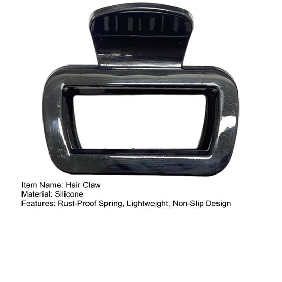 Женская заколка для волос, нержавеющая, с пружиной, легкая, нескользящая, заколка-коготь, для задней части головы, для душа, для укладки волос, аксессуары для волос