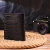 Фактурный вертикальный кошелек из натуральной кожи CANPELLINI Purse 21672 Черный