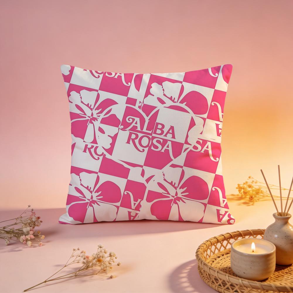 Popular AAlba Rosaead Cushion Cover Comfortable Durable Pillow Cover MultiScene for Home Office Car Sofa