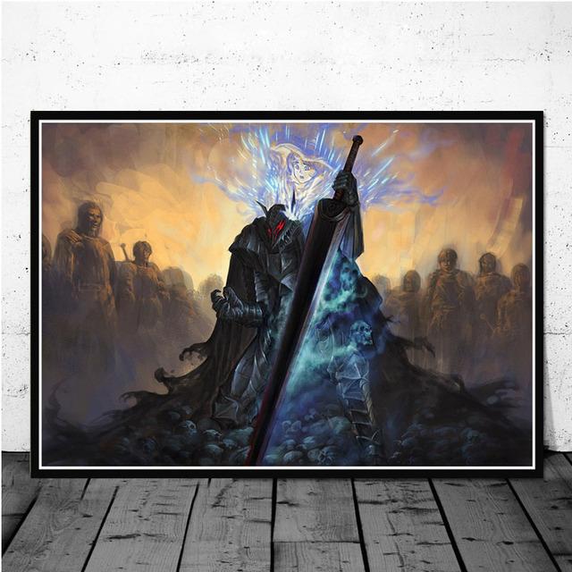 Maniac Japanese Anime Poster Retro Cartoon Canvas Painting and Printing Retro Art Wall Decoration Home Decoration