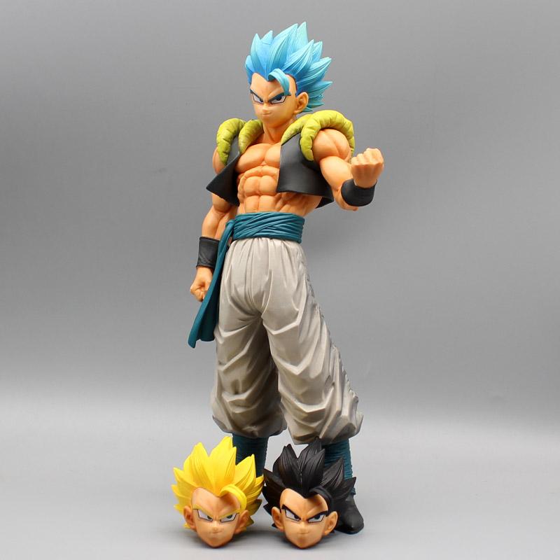 32cm Dragon Ball Figure Gogeta Blue Anime Figures Dbz Figurine Pvc Statue Model Doll Collectible Room Decora Ornament Toys Gift