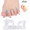 Fashion Thumb Valving Toe Separator Foot Finger Protector Orthotics Pedicure Care Tool