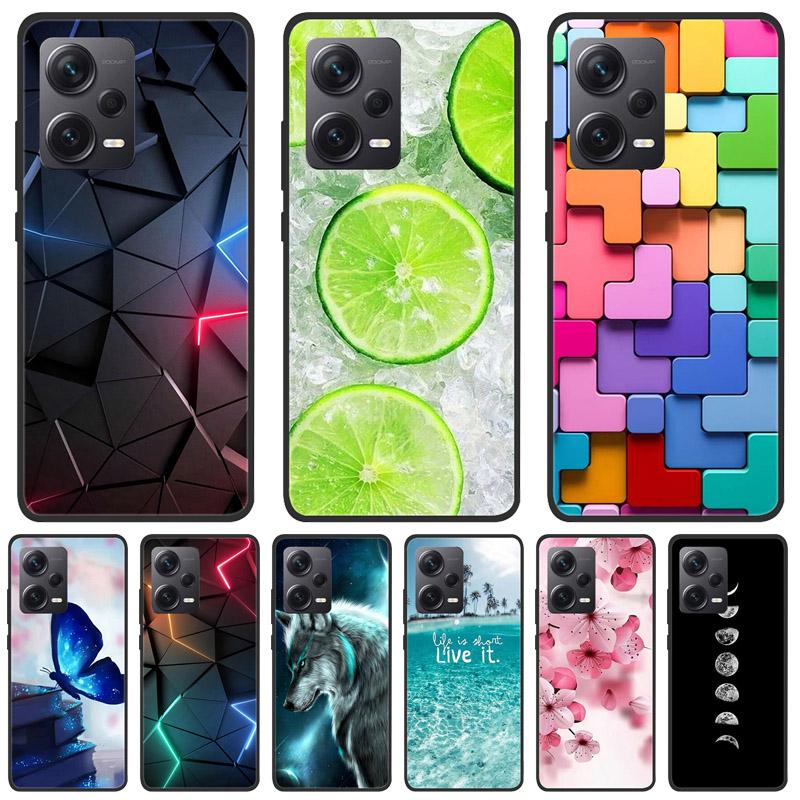 For Xiaomi Redmi Note 12 Pro Plus Case Cover Capa Back Bumper TPU Soft Case for Redmi Note 12 Pro Plus Fundas Protective Bumper