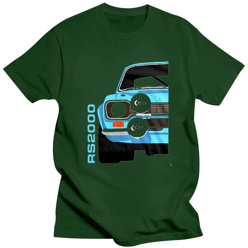 Men WomenAmerican Classic Car Escort Blue Mk1 Rs2000 Car White 2019 Unisexs New Fashion Brand Clothing Tops Unisex T Shirt Clothes