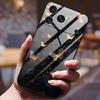 Phone Case for iphone 17 pro max iphone17 Air Tempered Glass Hard Back Cover Bumper 17pro Funda Cartoon Anime Fashion Pattern