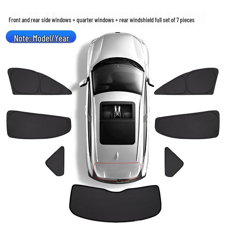 Теневой экран на окно автомобиля Besturn Yueyi 07 - Защита от солнца, Теплоизоляция, Блокировка света, Защита конфиденциальности