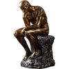 Creative Figure Sculpture Resin Handicrafts Thinker Contemplative Figurine Golden Man Decorative Figurines Home Decoration