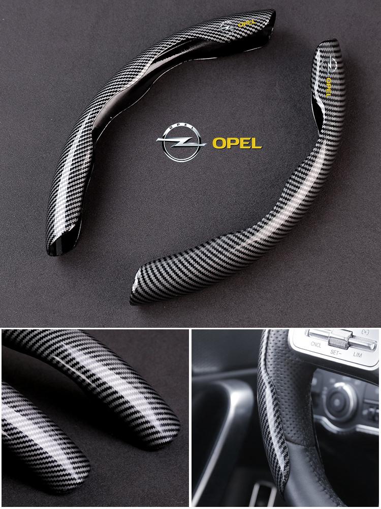 Чехол на руль автомобиля для Opel OPCline Astra Corsa Grandland Insignia Mokka Vectra GTC Tigra Vivaro Zafira Авто Аксессуары