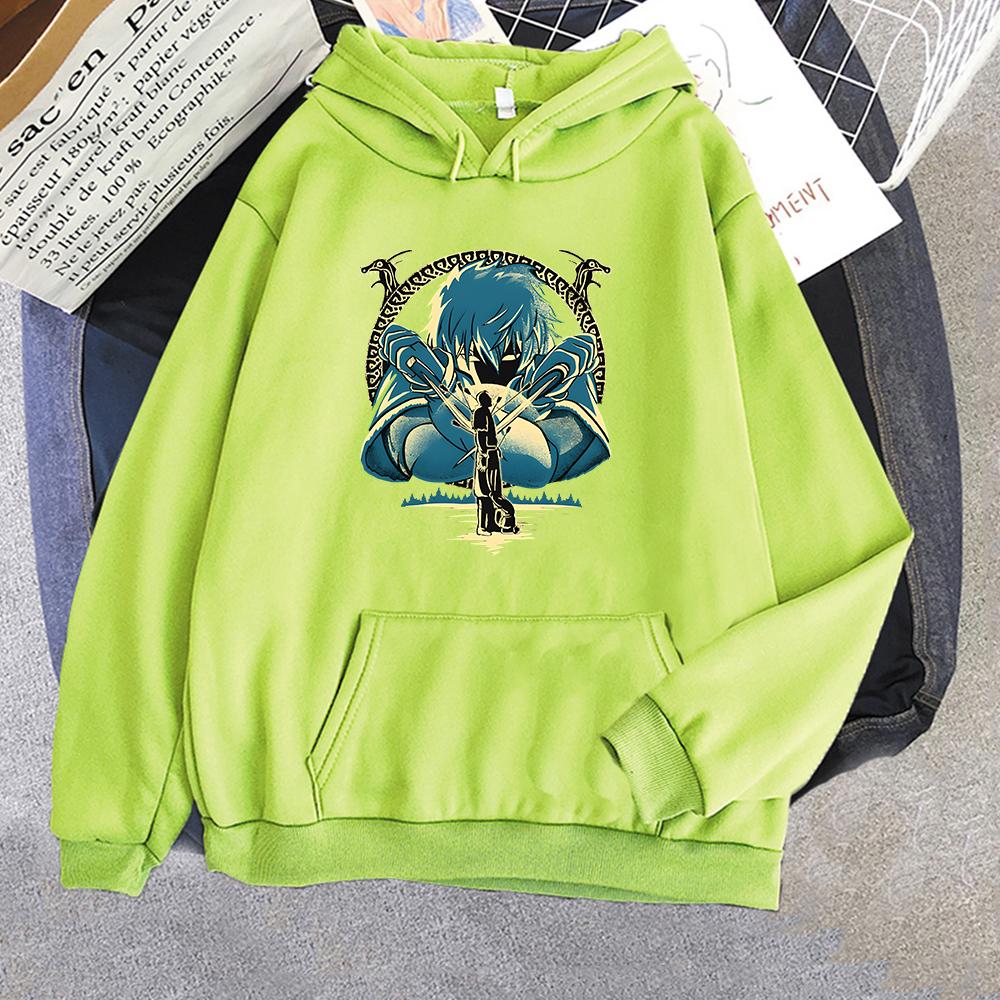 Vinland Saga Askeladd Thorfinn Canute Printed Hoodie Unisex UnisexgaComic Casual Longsleeved Sweatshirt Four Seasons High Street Top