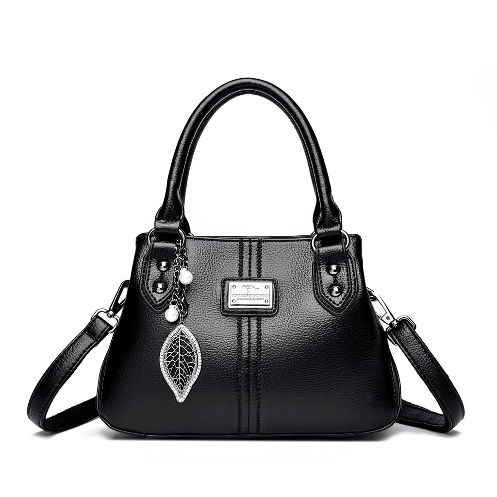 2026 New Middle aged Mom Shoulder Bag Simple and Versatile Crescent Bag Fashion Crossbody Bag