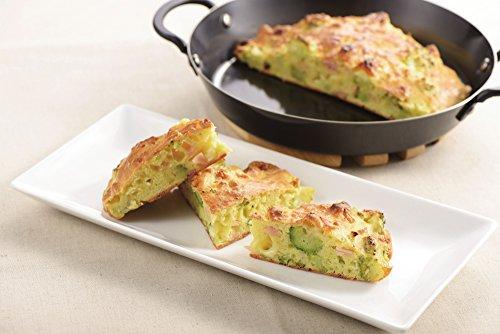 Pearl Metal HB-1604 20cm Iron Grill Pan with Lid, Recipe Included, Induction Compatible, Easy Cooking, Made in Japan