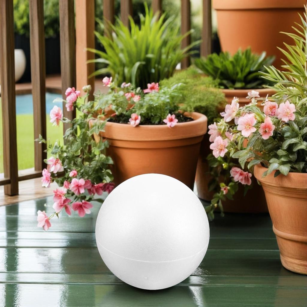 Large White Foam Ball Smooth Surface for DIY Crafts Painting Gluing Pinning Wedding Party Christmas Decorations Craft Foam Balls