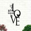 1pc Metal Wall Hanging Ornament, All You Need Is Love Metal Wall Art, Love Metal Wall Art Decor, Love Metal Wall Sign