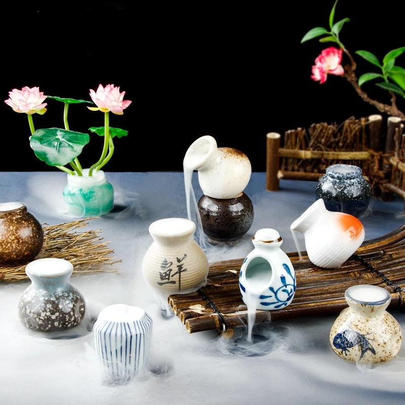 Магазин декора Тарелка Керамическая кухонная бытовая посуда Японская сашими суши маленькая банка бутылка для яиц стакан для сухого льда креативная тарелка