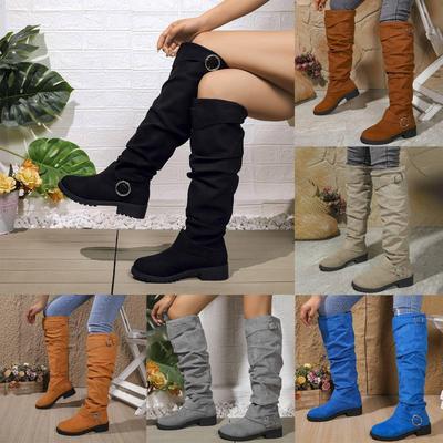 Женские теплые осенне-зимние ботинки однотонные повседневные и стильные