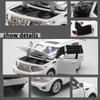Масштаб 1/32 Nissan Patrol Y62, литая под давлением модель автомобиля, игрушечный автомобиль с откатным механизмом, звуком и светом для детей, коллекция подарков для мальчиков и девочек