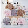 Plush Bunny Keychain With Pp Cotton Filling For Kids And Adults