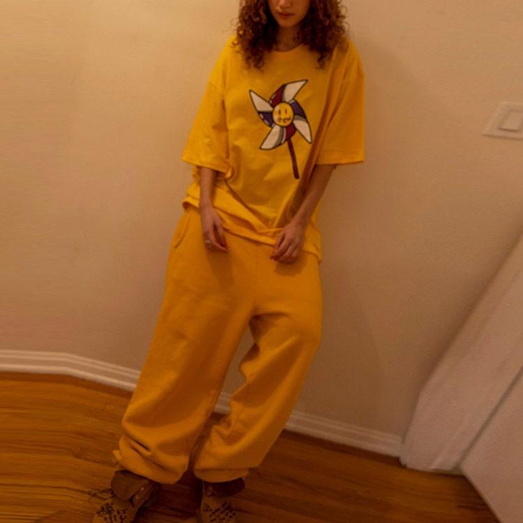Drew House Pinwheel T-shirt 'Golden Yellow' Men's DR-SS22-151