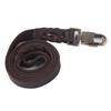 1pc Soft Leather Dog Collar & Leash In Braided 2.5cm Width Pet Chain 90cm 120cm 150cm Length