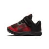 Flex 2018 RN Velcro Professional Non-Slip Shock Absorbing Low-Top Running Shoes Baby Sneaker Black Red AH3442-004