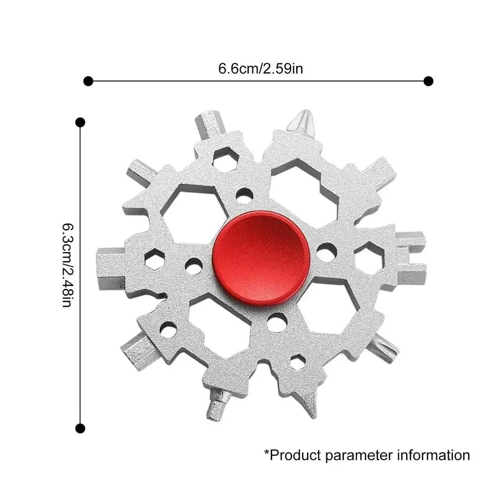 Инструменты для ремонта автомобильного гаечного ключа 23 в 1, гаечный ключ-снежинка, отвертка, карманный инструмент для обслуживания велосипеда, портативные гаджеты