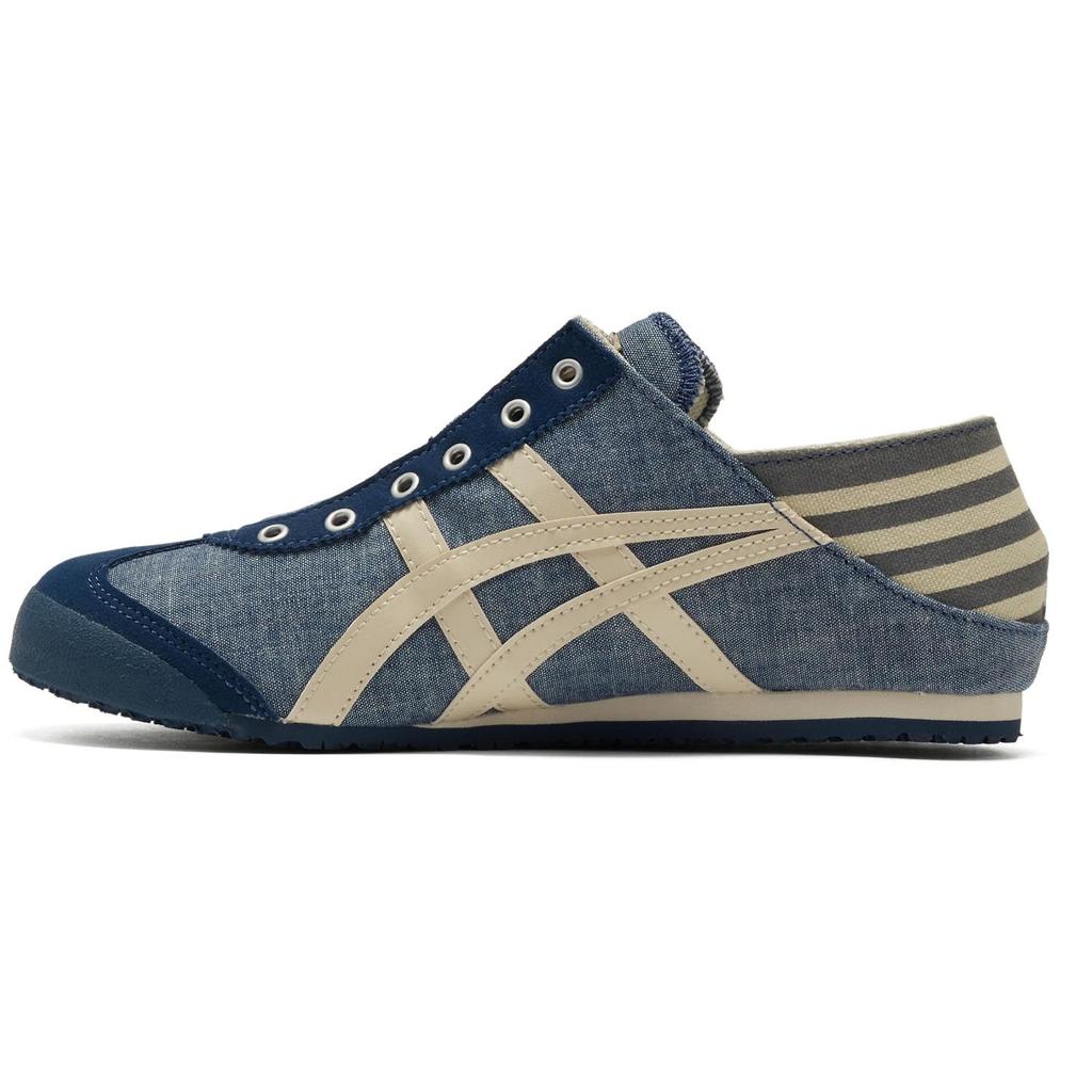 Кроссовки Onitsuka Tiger MEXICO 66 в цвете Парати Размер см Синий, Шамбре/Натуральный, 27.5