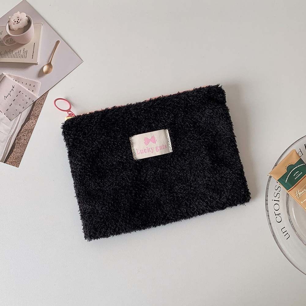 Хранение ювелирных изделий плюшевая канцелярская сумка большой емкости пенал пенал для девочек/мальчиков