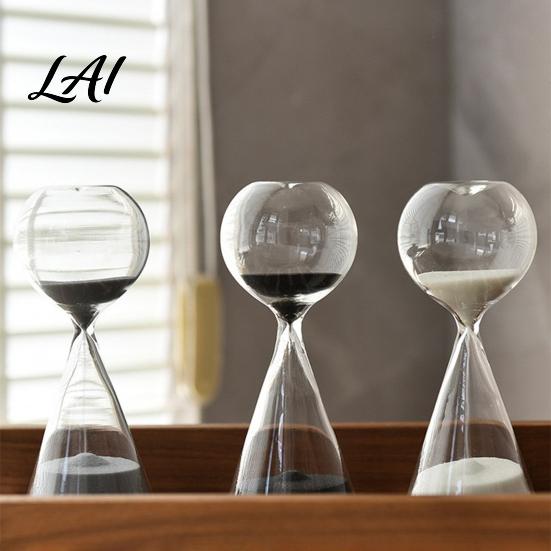 Sand Timer Decor Hourglass Ornaments 15 Min Timer Nordic Minimalist Office Desk Home Decor Artistic Glass Desktop Gift Stress Relief